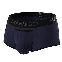 Чоловічі анатомічні спортивні боксери з бавовни Black Series Sport темно-синій MAN's SET 3 DH, код: 7714696