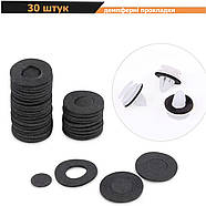 Набір для ремонту автомобіля 680 в 1 - кліпси, кріплення, фіксатори, інструмент, стяжки, прокладки, фото 5