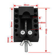 Лещата для точних робіт - ювелірні лещата - лещата годинникаря - ABS-пластик, фото 7