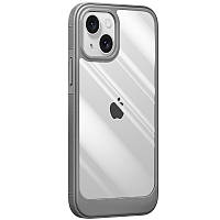 Противоударный чехол Pulse Clear для Apple iPhone 15 (6.1") | Двухкомпонентный TPU+PC Grey