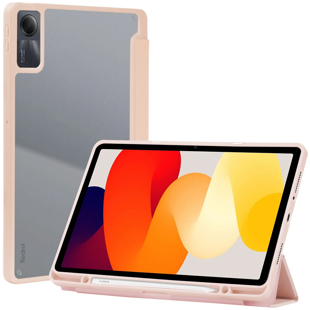 Чохол Galeo Hybrid Case with Stylus Holder для Xiaomi Redmi Pad SE 11" Pink