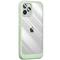 Противоударный чехол Pulse Clear для Apple iPhone 13 Pro (6.1") | Двухкомпонентный TPU+PC Green