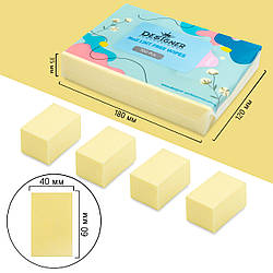 Серветки безворсові Designer Professional, жовтий, 700 шт./уп.