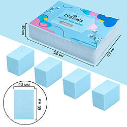 Серветки безворсові Designer Professional, блакитний, 1000 шт./уп.