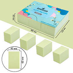 Серветки безворсові Designer Professional, зелений, 1000 шт./уп.