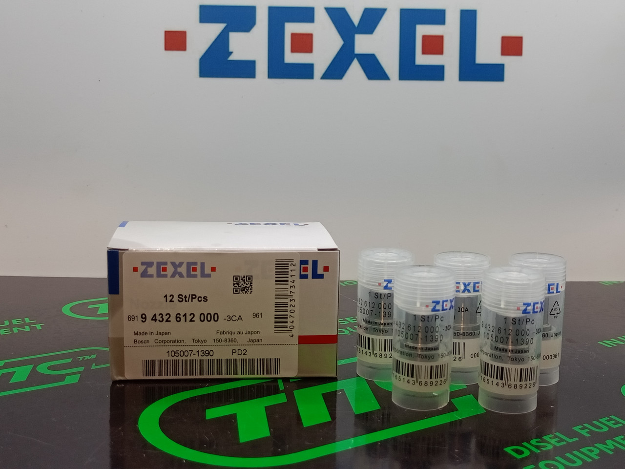 Розпилювач дизельної форсунки 9 432 612 000 (NP-DN 0 PD 2) (ан. 105007-1390) ZEXEL IVECO, RENAULT TRUCKS