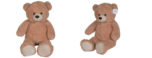 Плюшева іграшка Nicotoy Ведмежа бежевий 82 см (5810177)