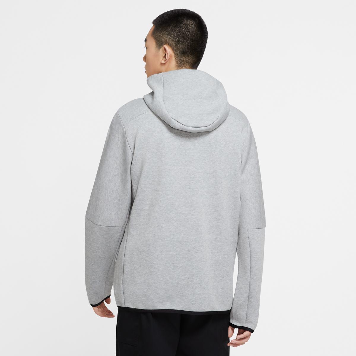 Кофта мужская Nike Tech Fleece Hoodie (CU4489-063) 2XL Серый SE, код: 7739777 - фото 2 - id-p2171918549