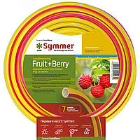 Шланг для полива SYMMER FRUITBERRY Ø1/2" 30м трехслойный желтый с красной полосой SLD