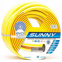 Шланг для полива EVCI Plastik Sunny ПВХ Ø1/2" трехслойный армированный бухта 20м.