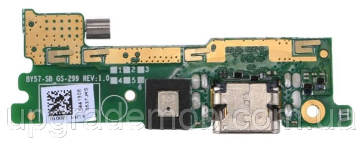 Шлейф Sony G3121 Xperia XA1/G3123/G3125 з роз'ємом заряджання з вібродзвінком із мікрофоном плата заряджання