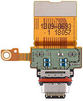 Шлейф Sony H8314 Xperia XZ2 Compact/H8324 с разъемом зарядки оригинал USB Type-C