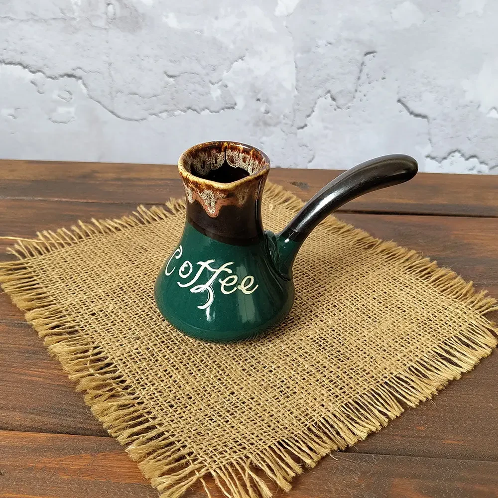Турка асканія coffee 150 мл зелена керамічна