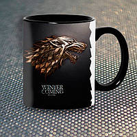 Чашка Fan Girl Старк Stark Игра Престолов Game of Thrones New (14456) 330 мл Разноцветный DH, код: 7588087