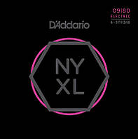 Струны для электрогитары D'Addario NYXL0980 Nickel Wound Super Light Electric Guitar 8-String LW, код: 6556175