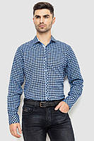 Рубашка мужская в клетку байковая сине-голубой 214R16-33-164 Ager XL DH, код: 8385831