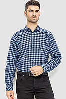 Рубашка мужская в клетку байковая сине-голубой 214R115-35-195 Ager L DH, код: 8385937