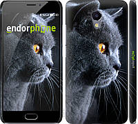 Силиконовый чехол Endorphone на Meizu M5 Note Красивый кот (3038u-447-26985) FT, код: 1390742