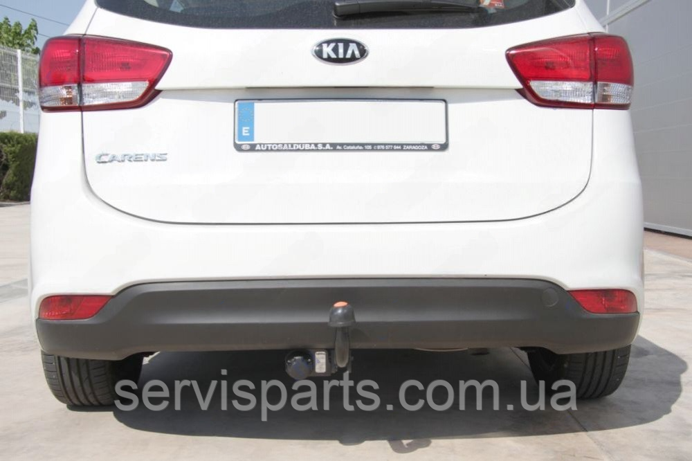 Фаркоп Kia Carens 2013- (Кіа Каренс 3) без підрізу бампера