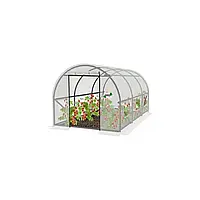 Парник теплица 10m2 4x2,5x2 м белая - Garden Line (армированная пленка)