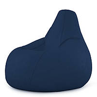 Кресло Мешок Груша Рогожка 150х100 Студия Комфорта размер Большой синий DH, код: 6498939