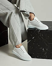 Кросівки перфоровані Altura 2023 36 білі шкіра, фото 3