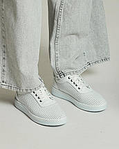 Кросівки перфоровані Altura 2023 36 білі шкіра, фото 4