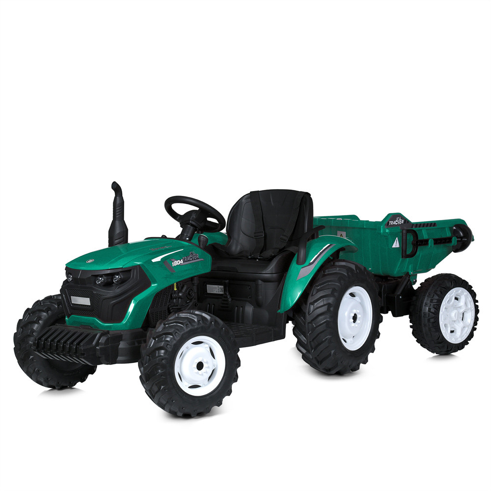 Дитячий електромобіль трактор із причепом Bambi Racer M 5772EBR-4 синій