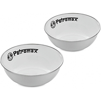 Набір мисок емальованих Petromax Enamel Bowls 0,5 л Білий (2 шт.)