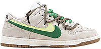 Кроссовки Nike Dunk Low Double Swoosh 'Grey Green' 848625-401