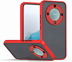 Протиударний чохол бампер для Honor Magic6 Lite 5g червоний матовий