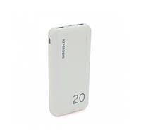 Универсальная мобильная батарея Hypergear 20000mAh Fast Charge White (Hypergear-15460 29509) EJ, код: 8381948