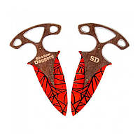 Комплект сувенирных ножей деревянных ТЫЧКОВЫЙ ПАУК Сувенир-Декор DAG-S OM, код: 8138924