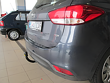 Фаркоп Kia Carens 2013- (Кіа Каренс 3) польський, без підрізу бампера, фото 4