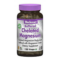 Микроэлемент Магний Bluebonnet Nutrition Albion Buffered Chelated Magnesium 200 mg 120 Caps QT, код: 7682835