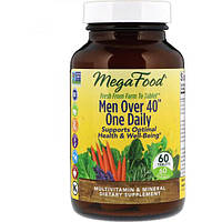 Витаминно-минеральный комплекс MegaFood Men Over 40 One Daily 60 Tabs QT, код: 7705987