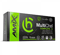 Мультиминералы для спорта Amix Nutrition ChelaZone MultiChel Complete 6 Bisglycinate Chelate QT, код: 7803231