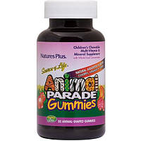 Витаминно-минеральный комплекс Nature's Plus Animal Parade Gummies 50 Animal Shaped Gummies C QT, код: 8208733
