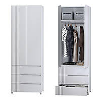 Шкаф для одежды DiPortes Портленд К-823-L Белый (80 230 56) МДФ GG, код: 7780905