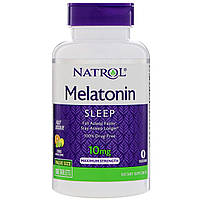 Мелатонін, Natrol, цитрусовий пунш, Melatonin, 10 мг, 100 таблеток (24697) QT, код: 1535816