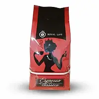 Кофе в зернах Royal-Life купаж Espresso Classico 70% арабика 30% робуста 1 кг EJ, код: 7768708