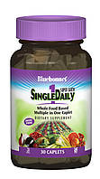 Мультивітаміни без заліза Bluebonnet Nutrition Single Daily 30 капсул QT, код: 1845276