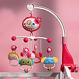 Музичний мобіль карусель для новонародженого 39636 колискові мелодії підсвічування, фото 4
