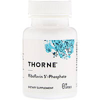 Рибофлавин 5 'Фосфат, Thorne Research, 60 Капсул QT, код: 2337394