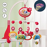 Музичний мобіль карусель для новонародженого 39636 колискові мелодії підсвічування, фото 2