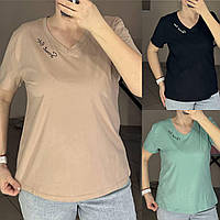 Женская футболка полубатал 48-52 в ассортименте размеров