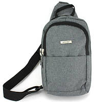 Рюкзак однолямочный на одно плечо 8 л Wallaby 112 серый QT, код: 7341696