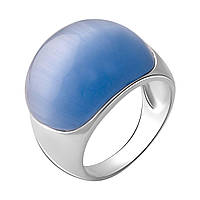 Серебряное кольцо SilverBreeze с кошачим глазом (2054238) 17 размер QT, код: 6832008