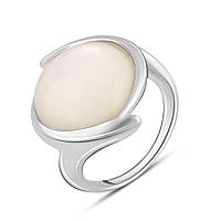 Серебряное кольцо SilverBreeze с натуральным перламутром (2082842) 17 размер QT, код: 7487244