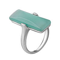 Серебряное кольцо SilverBreeze с кошачим глазом (2053941) 18 размер QT, код: 7925683